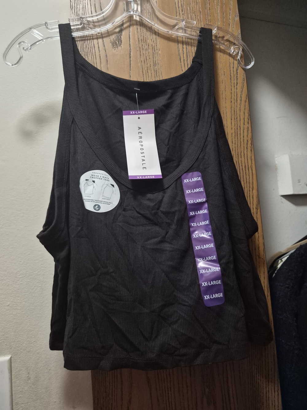 Aeropostale Ribbed Crop Tank Top - Picture 13 of 13